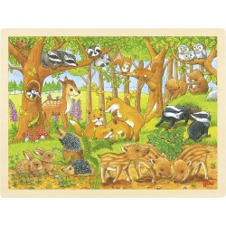 9,95€ - Puzzle 48 pièces sur les animaux de la forêt