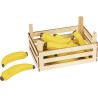 Des bananes en bois pour jouer à l'épicier 