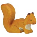 Standing Orange Squirrel Holztiger (Ecureuil, debout, orange)