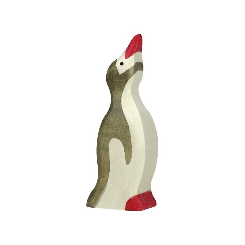 Pingouin, petit, tête haute
