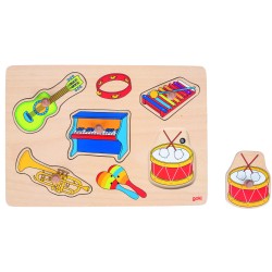 GOKI Puzzle Sonore à Encastrement Instruments de Musique