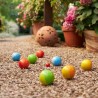 jeu de boules en bois pour enfants idéal pour de longues parties en famille 