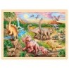 Un puzzle original de 96 pièces sur la vallée des dinosaures