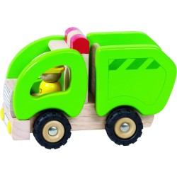 GOKI - Camion Poubelle en bois