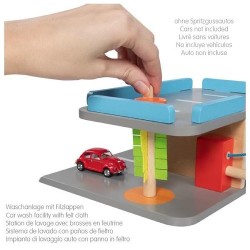 Parking en bois GOKI - Garage 2 niveaux, Station Service/Lavage