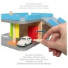 Parking en bois GOKI - Garage 2 niveaux, Station Service/Lavage