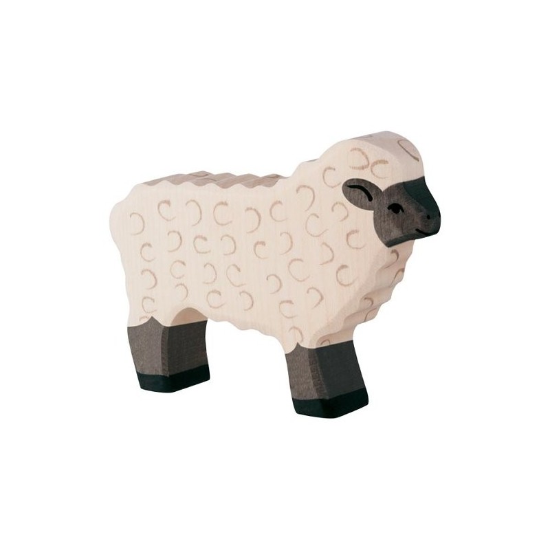 Mouton noir et blanc  en bois - HOLZTIGER