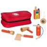 Trousse de pompiers avec ses 7 outils en bois