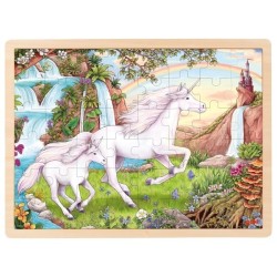 Puzzle en bois Licorne - 48 pièces