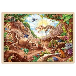 Puzzle en bois - Fouille dinosaures - 192 pièces