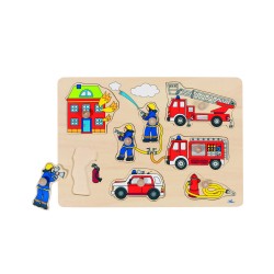 Puzzle à Encastrement Pompiers