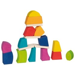 Jeu de construction en bois - Créo - 8 élèments