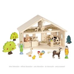 Ecurie/Etable  en bois  massif pour animaux avec palan - Trés haute qualité
