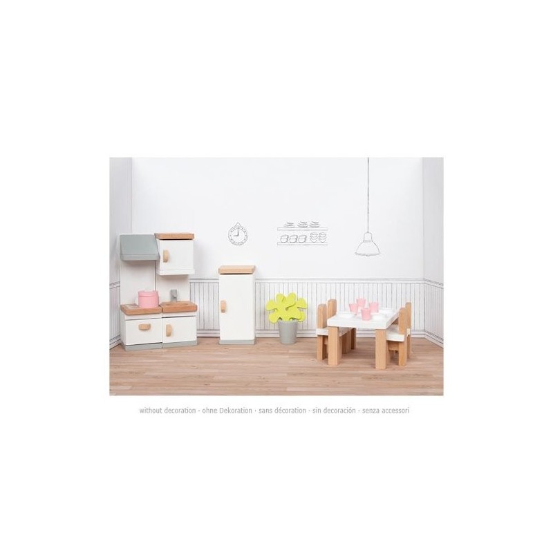 copy of Accessoires en bois pour maisons de poupées - meubles de salon - 15 éléments