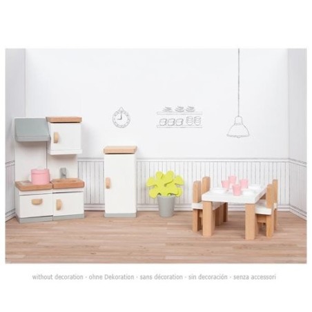 copy of Accessoires en bois pour maisons de poupées - meubles de salon - 15 éléments