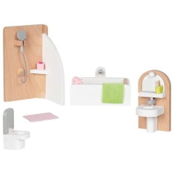 copy of copy of Accessoires en bois pour maisons de poupées - meubles de salon - 15 éléments