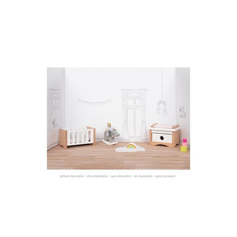 copy of copy of Accessoires en bois pour maisons de poupées - meubles de salon - 15 éléments