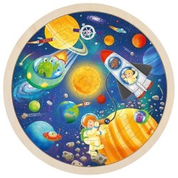 Puzzle rond - Univers - 57 pièces