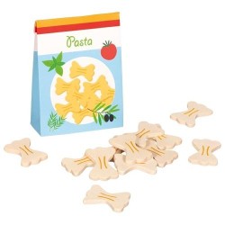 Pâtes en bois dans un paquet en carton - 12 élèments