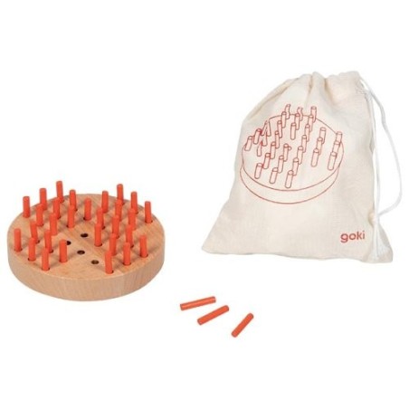 copy of Ludo de voyage en bois  avec son sac en coton - 8 élèments