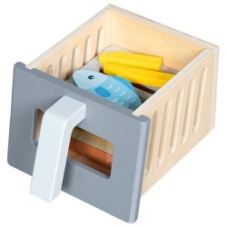 Friteuse à air chaud en bois avec ses accessoires