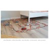 Circuit de construction de routes Flexi Roads - 135 éléments