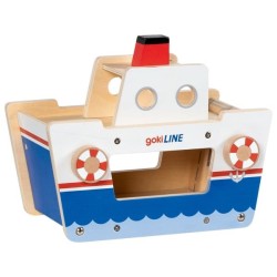 Ferry GokiLine en bois avec 3 véhicules en bois