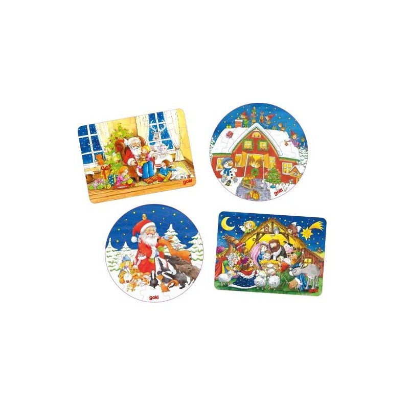 Mini puzzle sur le thème de Noël - 24 pièces