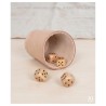 Gobelet à dés en cuir véritable
