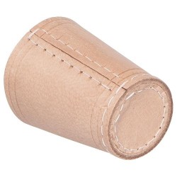Gobelet à dés en cuir véritable
