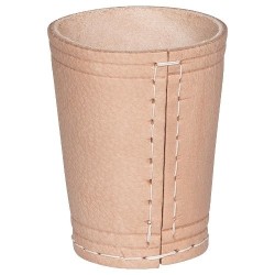 Gobelet à dés en cuir véritable