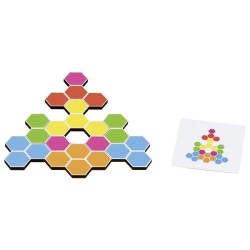Puzzle Tortue Rosy en bois  et carton  - 41 pièces