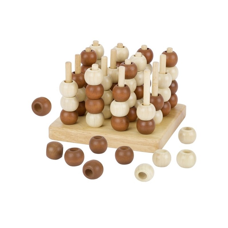 Jeu en bois - Tic Tac Toe en 3D