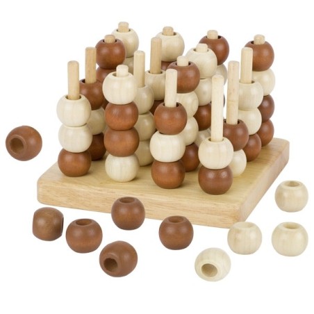 Jeu en bois - Tic Tac Toe en 3D