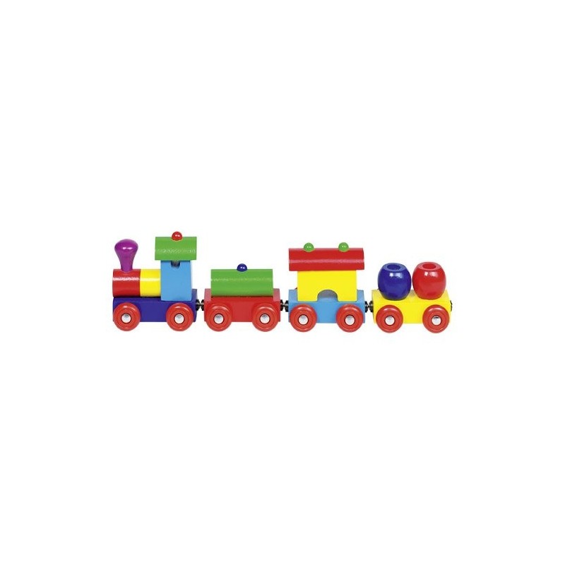 Train en bois avec attaches  magnétiques - Modèle Peru