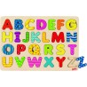 GOKI Puzzle en bois alphabet - 26 pièces