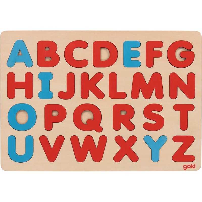 GOKI - Puzzle Alphabet - Méthode Montessori - dès 3 ans