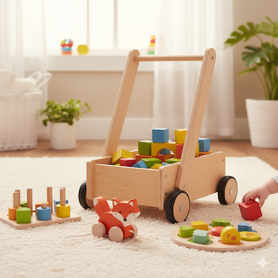 Jouets en bois bébé 1 an
